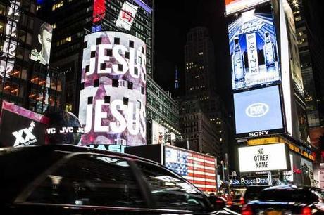 ‘Jesús, no hay otro nombre’, anuncia Times Square
