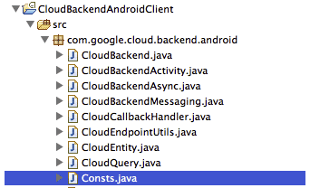 Desarrollo de Aplicaciones móviles en la nube de Google Explorador de paquetes