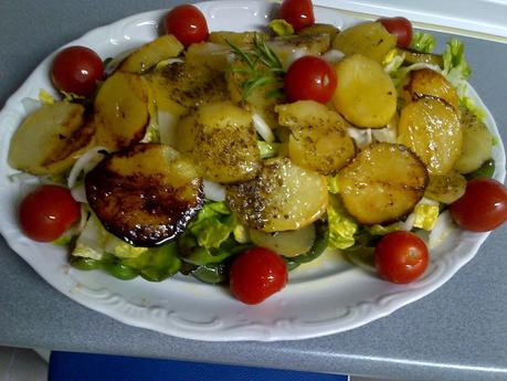 Ensalada de patata y pimiento