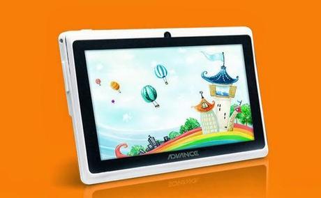 La República oferta Tablet Advance dual core y doble cámara “para niños”.