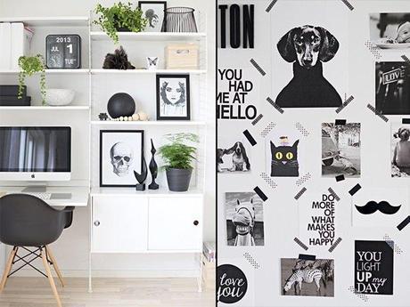 Decoración en blanco y negro decoracion-escandinava-nordica-blanco-negro-01