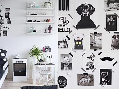 Decoración en blanco y negro decoracion-escandinava-nordica-blanco-negro-09