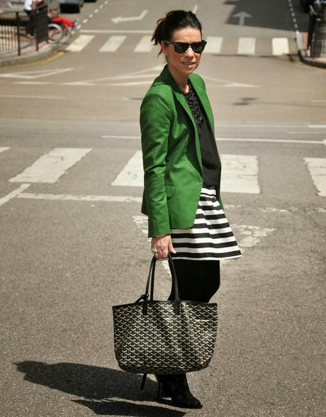 Stripes and green