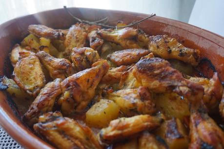 Alitas de pollo al horno