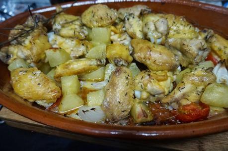 Alitas de pollo al horno