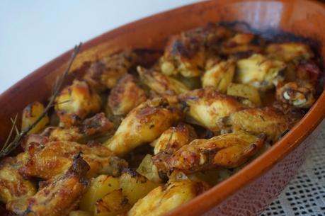 Alitas de pollo al horno