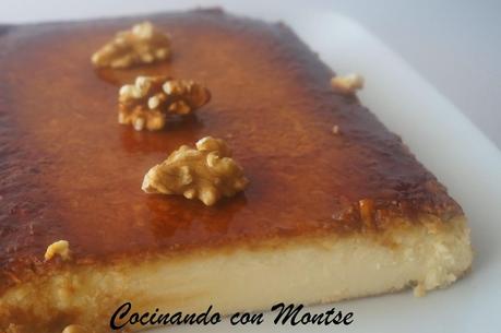 Tarta con queso de oveja