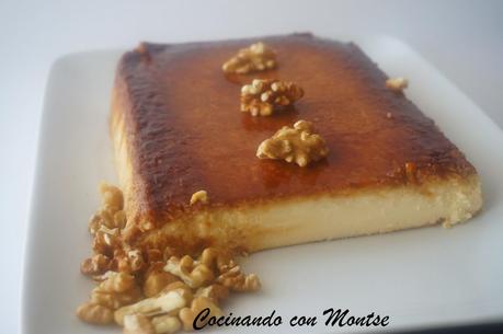 Tarta con queso de oveja