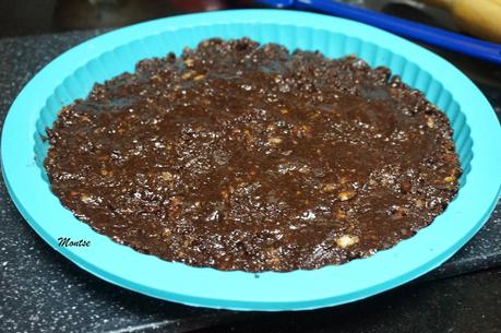 Tarta crujiente de galletas y chocolate