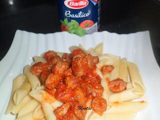 Macarrones con salsa de tomate y albahaca Barilla