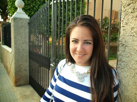 Blue marine with silver touch