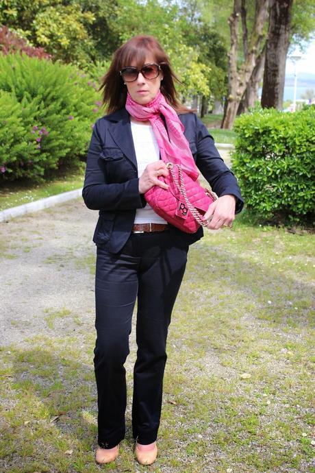 MIS LOOKS- TRAJE PANTALÓN AZUL MARINO