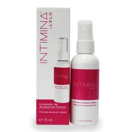 INTIMINA LIMPIADOR DE ACCESORIOS INTIMOS 75 ML, bolas chinas, ejercitador pelvico, blog soloyo, lubricante,