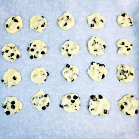 RECETAS. Galletas caseras con pepitas de chocolate