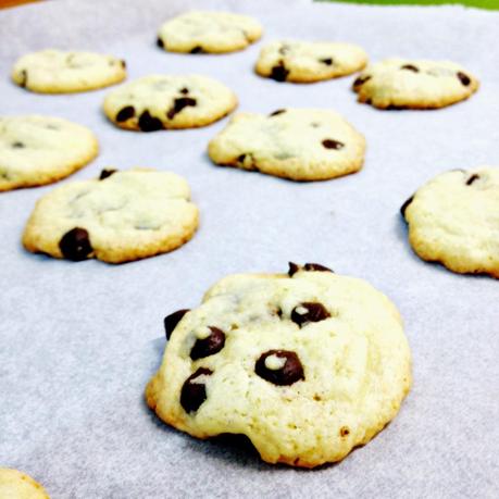 RECETAS. Galletas caseras con pepitas de chocolate