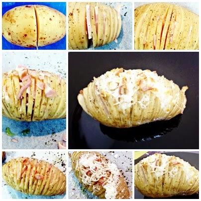 RECETAS. Patatas Hasselback con bacon y queso