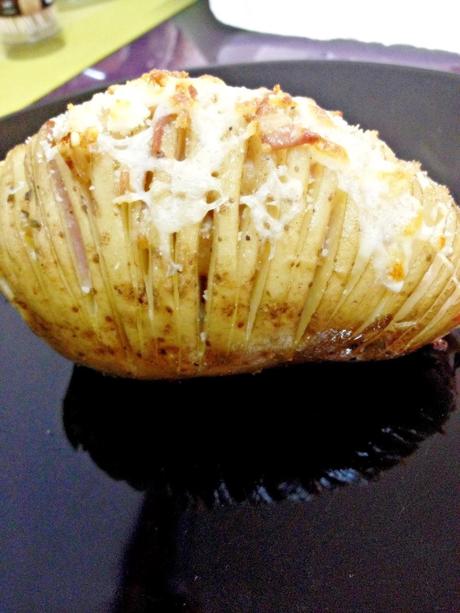 RECETAS. Patatas Hasselback con bacon y queso