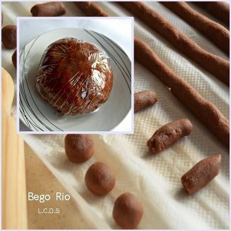 Baci di dama de chcocolate