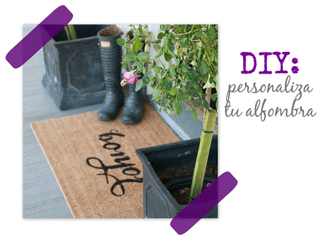 DIY: crea tu alfombra personalizada