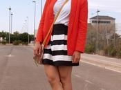 Outfit: Orange blazer