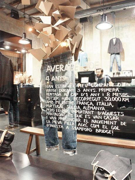 Susana Piquer muestra “la desnuda verdad de los vaqueros” en su montaje para Nudie Jeans Barcelona. 6 nudie jeans