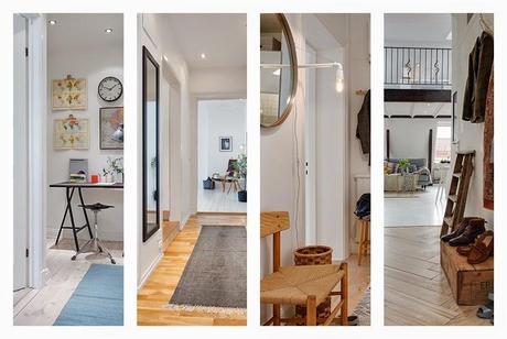 7 ideas para aprovechar pasillos y entradas