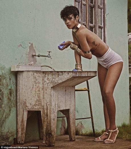 Rihanna for Vogue Brazil May 2014 