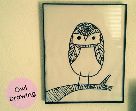 Owl Drawing DIY