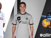 tres nuevas camisetas Adidas Olympique Marsella; 2014-2015