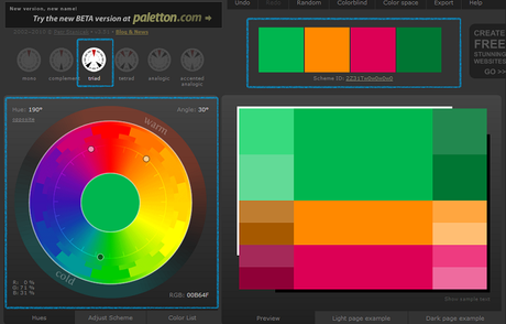 Crear paletas de color originales