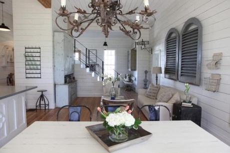 vintage blanco interiores del mundo texas estilo shabby chic estilo rústico moderno blanco estilo nórdico escandinavo estilo nórdico decoración comedores salones diáfanos blog decoracion interiores Aires de estilo nórdico en Texas 