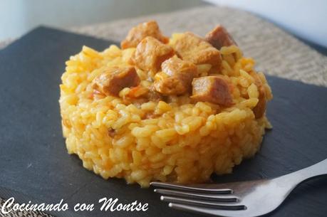 Arroz con pinchitos