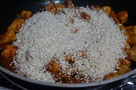 Arroz con pinchitos