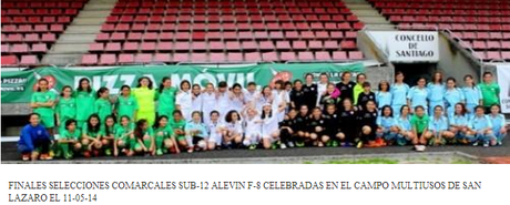 Las Selecciones Alevines de Coruña femenina y masculina ganan el Campeonato de Comarcales.