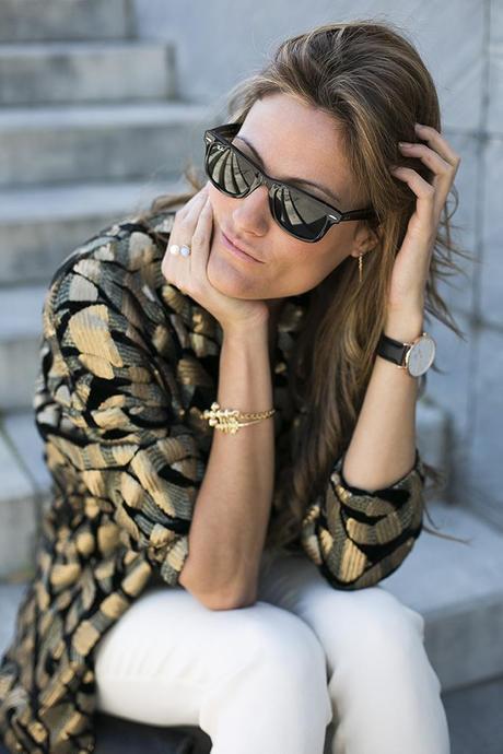 OUTFITS, hm, pailletes, raybna, mango, luggage bag, zara, dime que me quieres, daniel wellington, tous, elena estaun, leather crop top, exclusive conscious collection, cristina blanco, guia de estilo, guiadeestilo blog, spanish fashion blogger 