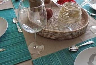 Decoración de mesa turquesa - Paperblog