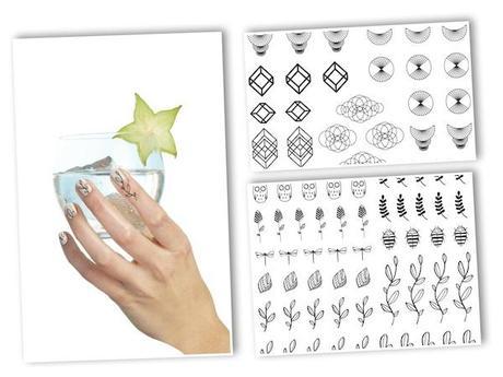 Son muy fáciles de poner, igual que las calcomanías de toda la vida, y son de Bourjois.