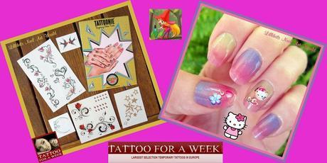 Manicura sin esmaltes con Tattoo for a Week Manicura sin esmaltes con Tattoo for a Week