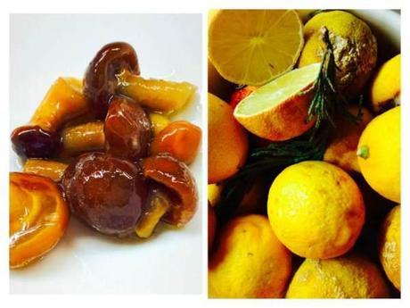 Pollo asado con setas en su jugo Pollo con setas salteadas ingredientes_Fotor