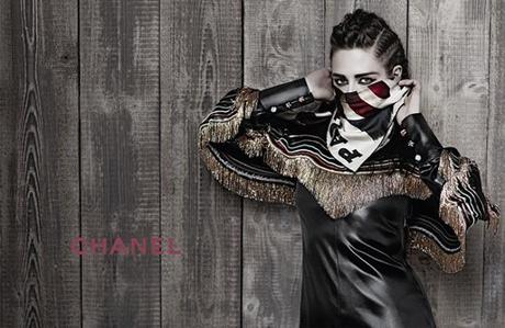 Kristen Stewart de Chanel Métiers d'Art Colección París-Dallas 2013/14 Campaña