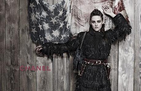 Kristen Stewart de Chanel Métiers d'Art Colección París-Dallas 2013/14 Campaña