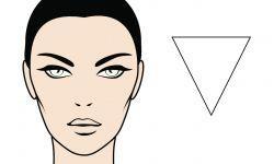 ¿Cuál es tu forma de rostro? rostro triángulo invertido