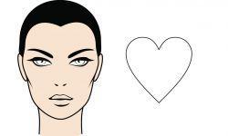 ¿Cuál es tu forma de rostro? rostro corazón