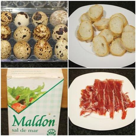 MONTADITOS DE JAMÓN Y HUEVOS DE CODORNIZ, ES QUE ME RECHIFLAN