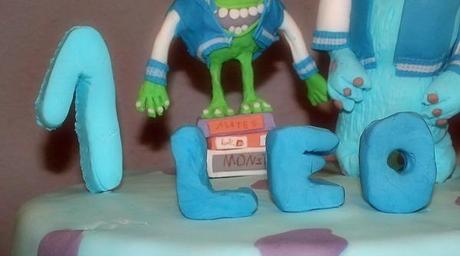 TARTA MONSTER UNIVERSITY, CELEBRANDO EL PRIMER CUMPLEAÑOS DE LEO