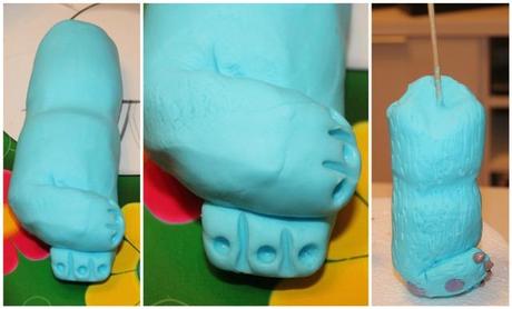 TUTORIAL FONDANT: MONSTER UNIVERSITY, SULLEY