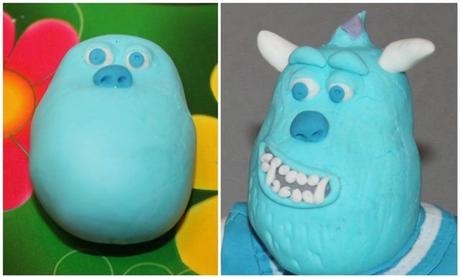 TUTORIAL FONDANT: MONSTER UNIVERSITY, SULLEY