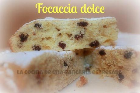 FOCACCIA DOLCE, RETO DULCE COCINA REGIONAL ITALIANA