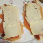 rollitos de pollo con salsa de pimientos preparación 3