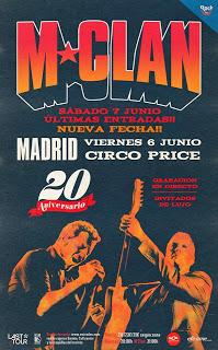Miguel Ríos, invitado a los conciertos de aniversario de M Clan, para los que ya no quedan entradas